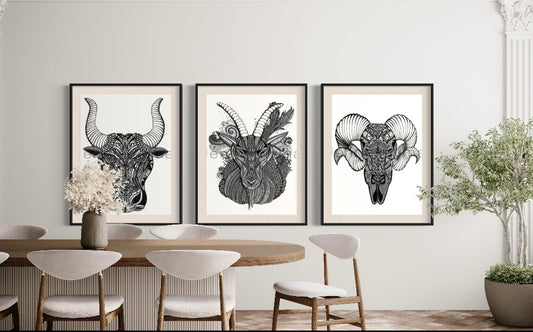 The use of the 'rule of three' in feng shui